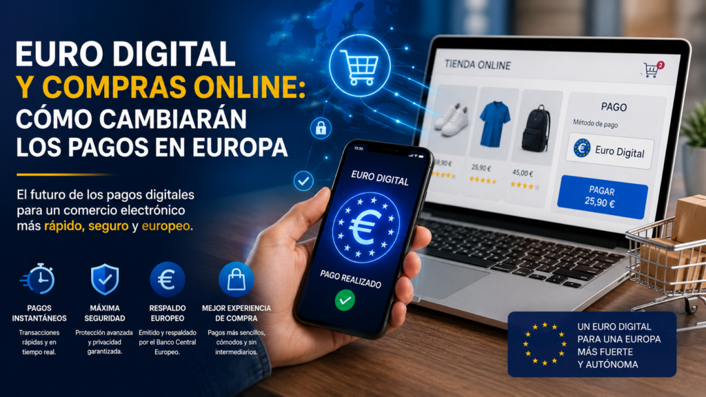 Cómo cambiará el pago online con el Euro Digital Cómo afectará el euro digital a las compras online